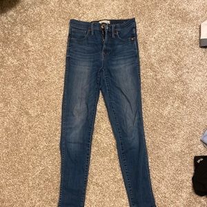 Madewell high rise skinny jeans